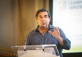 Antonio Romero-Haupold, de Sherry Ventures, en la inauguración de Alhambra Venture.