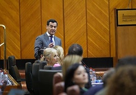 El presidente de la Junta de Andalucía, Juanma Moreno.