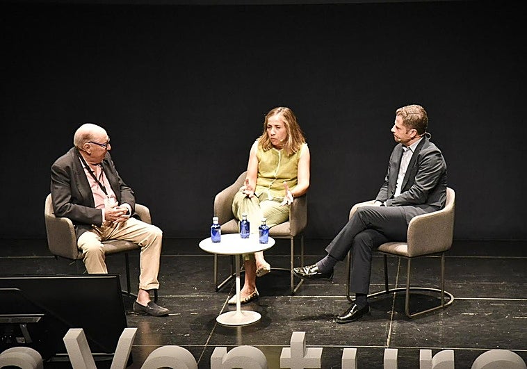 Charla de Rodolfo Carpintier, Borja Cabezón y Susana de Antonio.