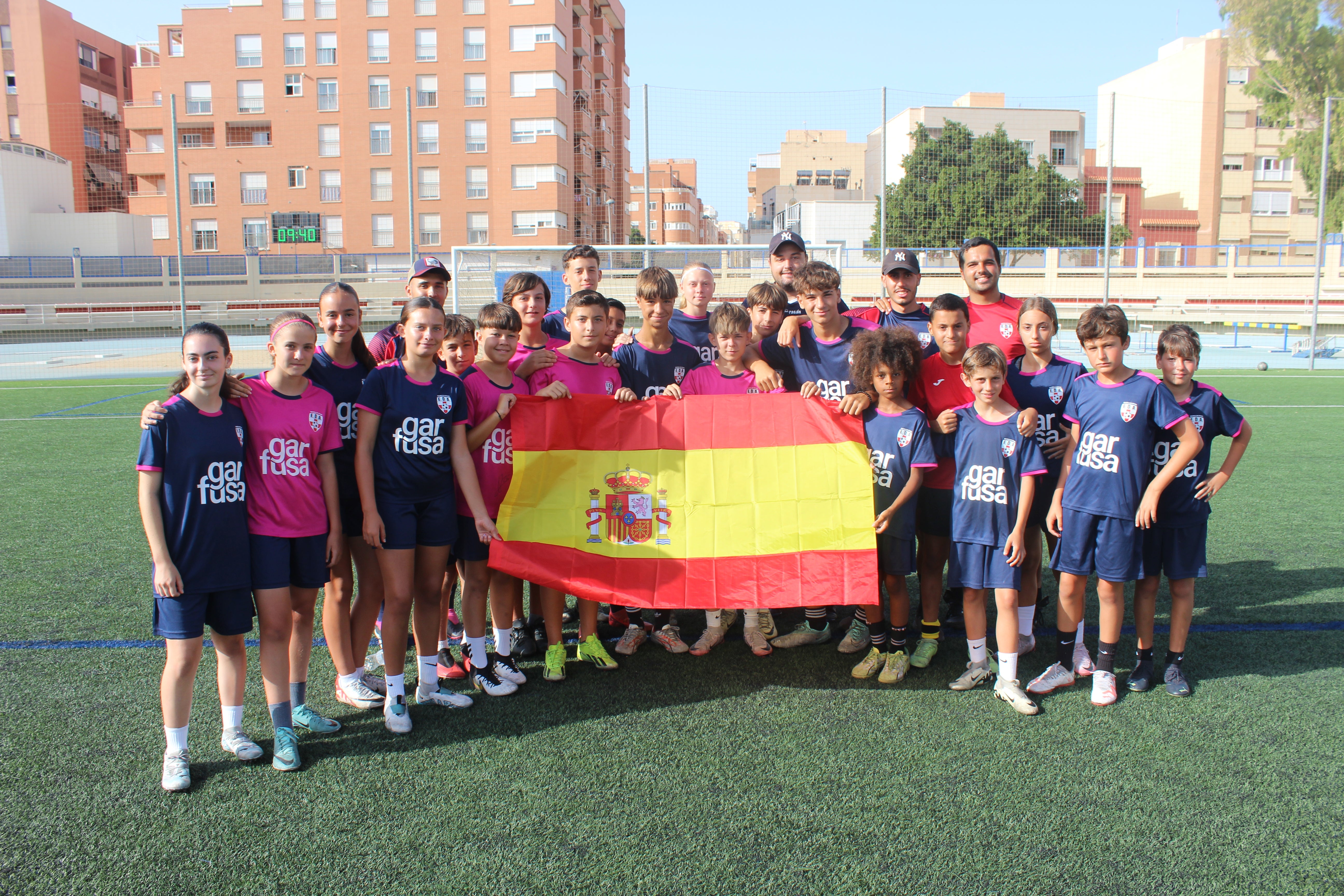 Jóvenes del Campus de Verano EDA se entusiasman con la selección española