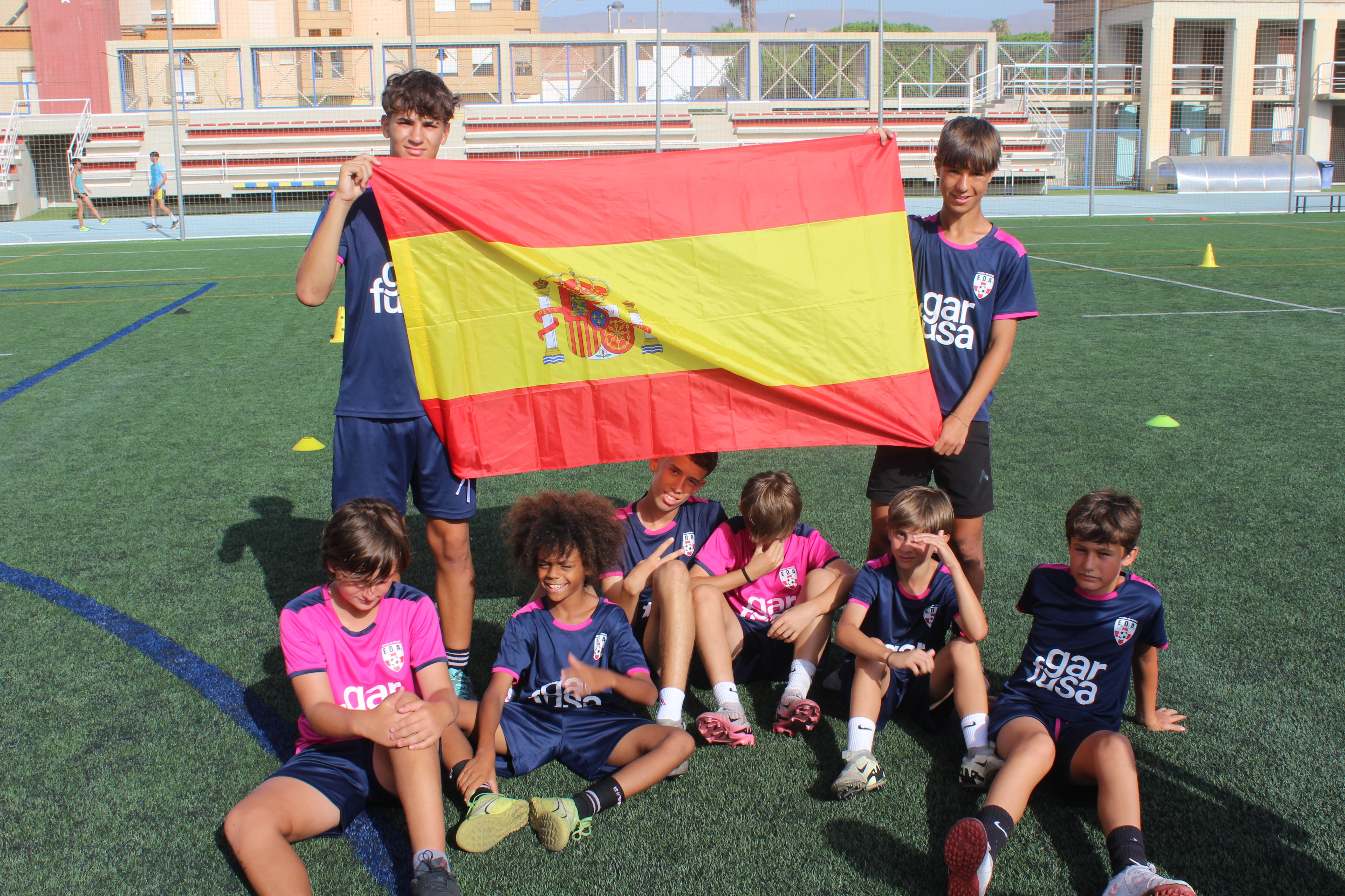 Jóvenes del Campus de Verano EDA se entusiasman con la selección española