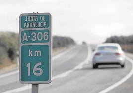 La carretera autonómica A-306.