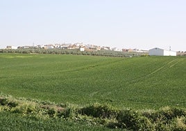Vistas desde el exterior al pueblo.