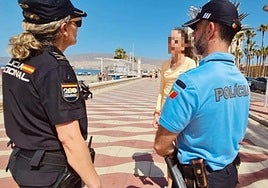 La Policía Nacional y la portugesa realizan patrullas conjuntas en Almería ante el aumento del turismo