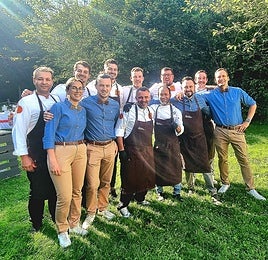 Los chefs de Almería Gastronómica que acudieron al evento.