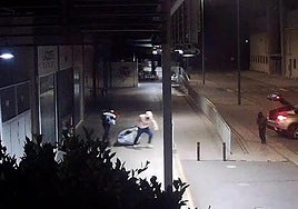 Los aluniceros, en acción.