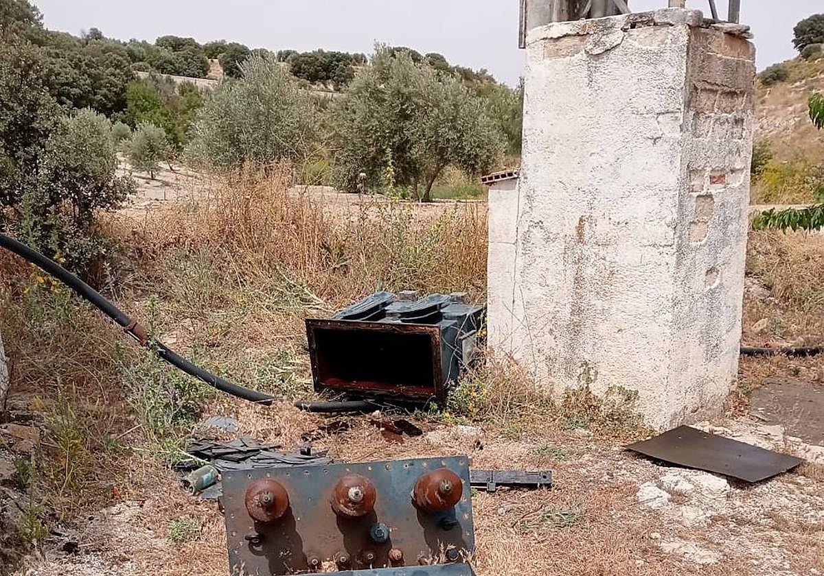 Transformador robado en Gobernador