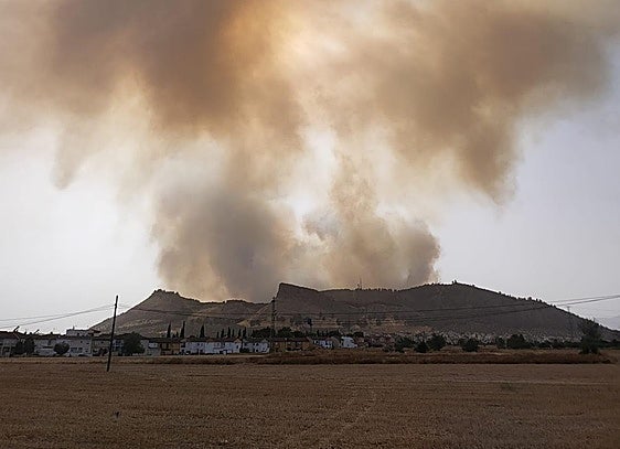 Incendio del pasado fin de semana.