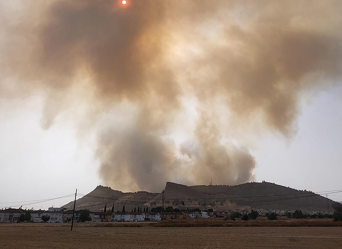 Incendio del pasado fin de semana.