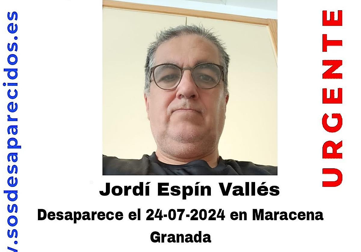 Cartel de SOS Desaparecidos.