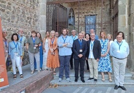 Juan Jesús Padilla en el encuentro de cerámica en Talavera de la Reina