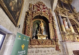 Imagen del retablo del Santísimo Cristo de la Columna
