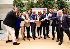 Imagen de la presentación del nuevo centro andaluz de la inteligencia artificial.