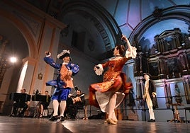 Uno de los momentos del espectáculo de danza.