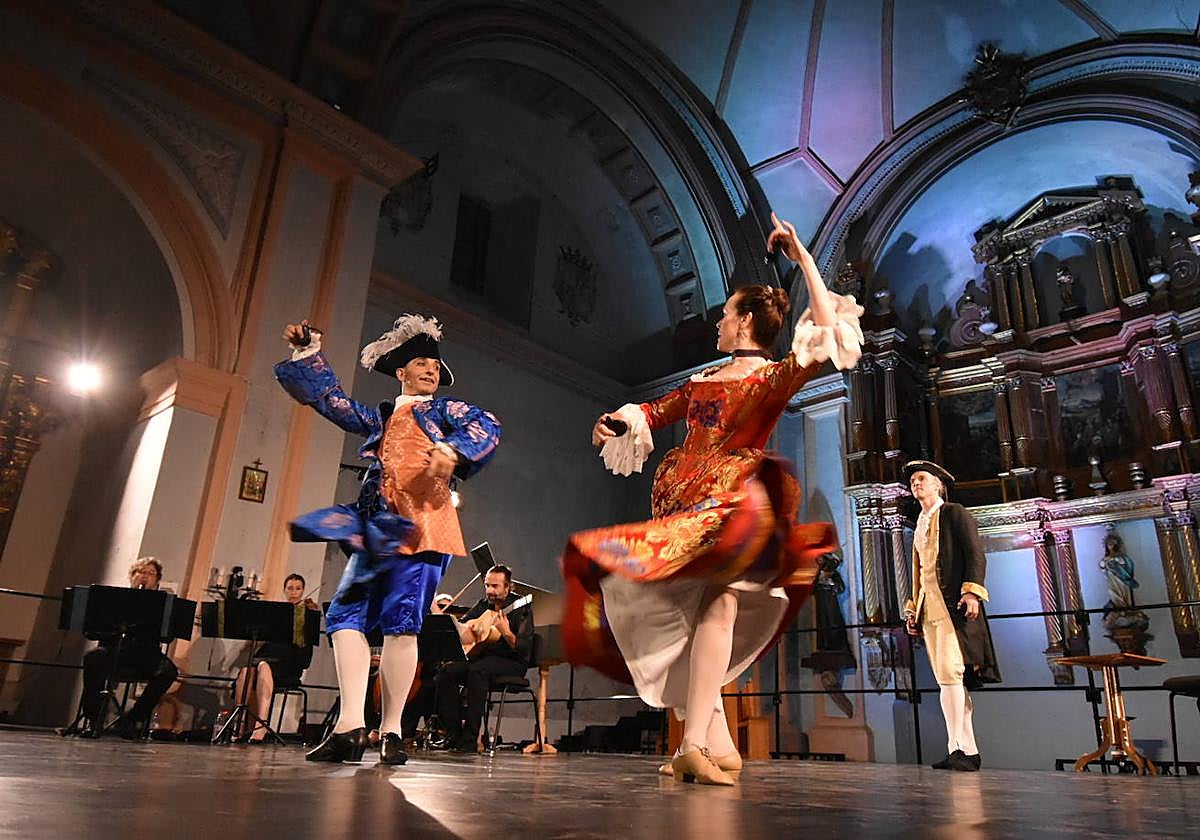 Uno de los momentos del espectáculo de danza.