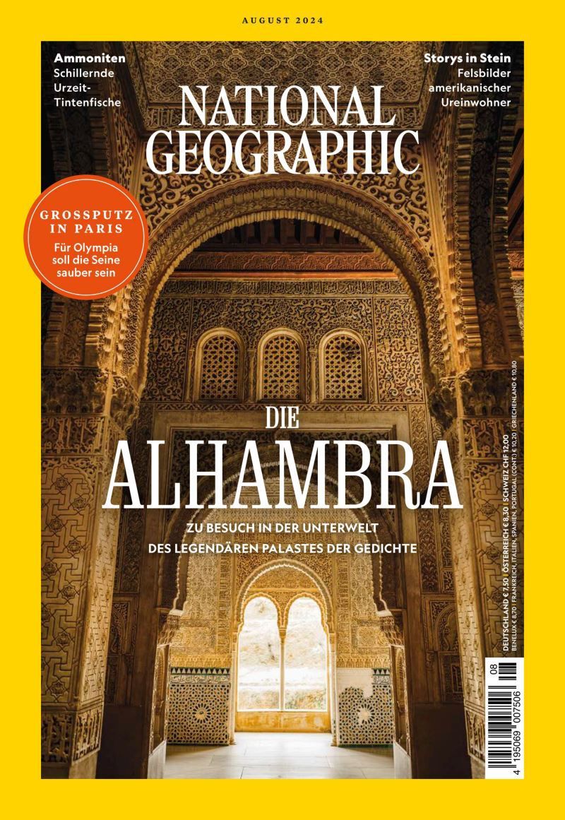 Portada de la edición alemana de agosto de National Geographic.