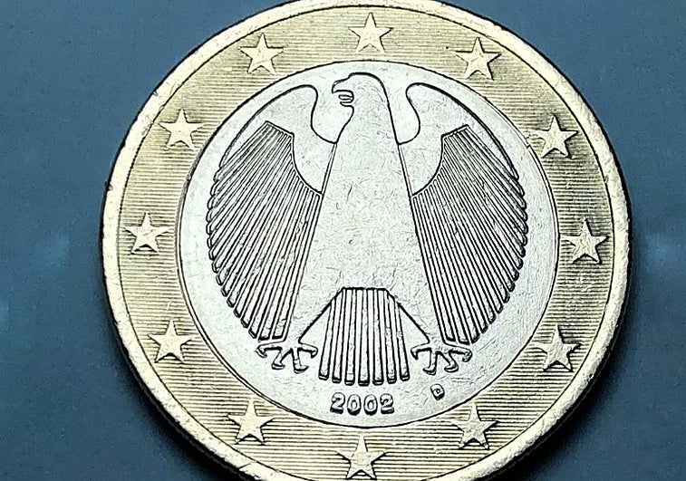 1 euro alemán de 2002.