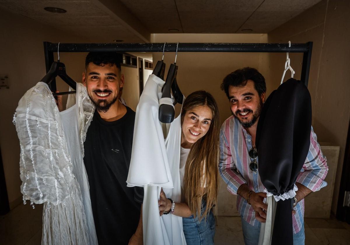 Pablo Árbol, Patricia Guerrero y Sergio 'El Colorao', entre bambalinas y vestidos.