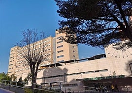 Imagen de archivo del acceso al Hospital de Jaén