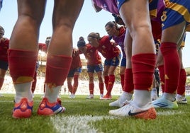 Corro de la Selección femenina en los Juegos de París.