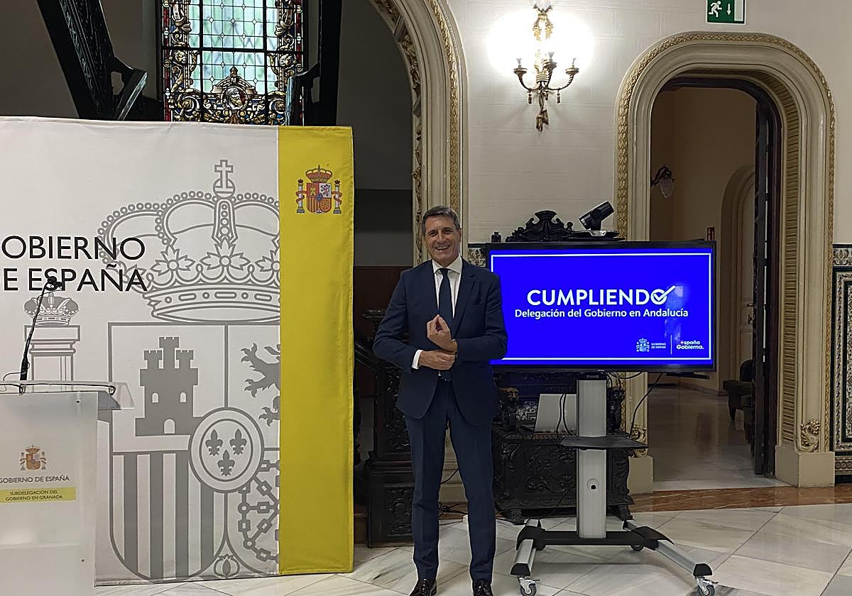 El delegado del Gobierno en Andalucía, Pedro Fernández,.