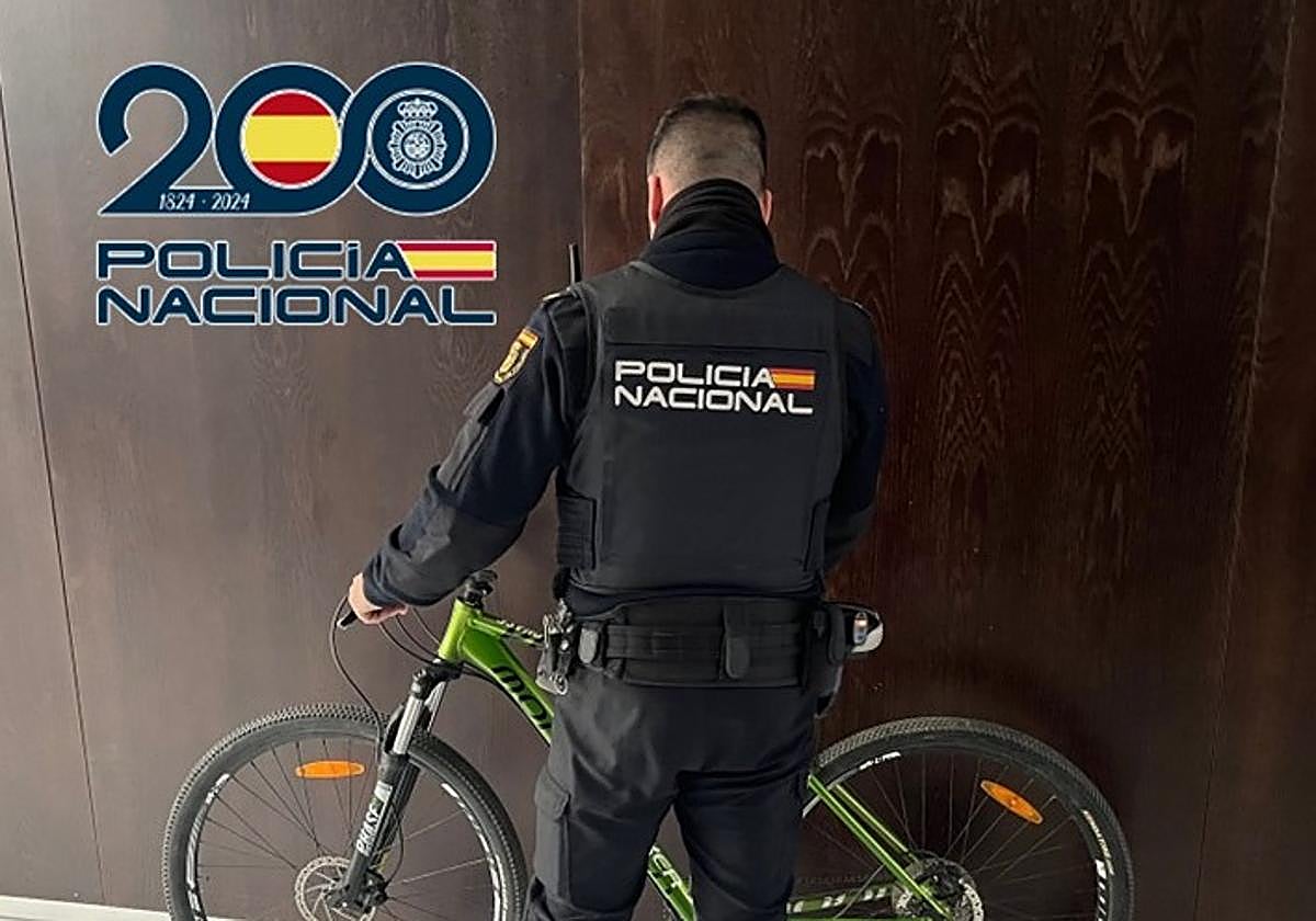 Una de las bicicletas robadas.