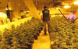Imagen de archivo de una operación antidroga en Granada.