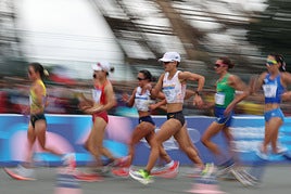 Las imágenes de la carrera dorada de María Pérez