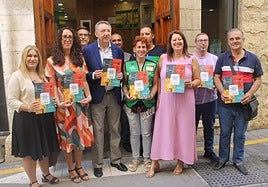 Miembros de la ONCE en la presentación del balance