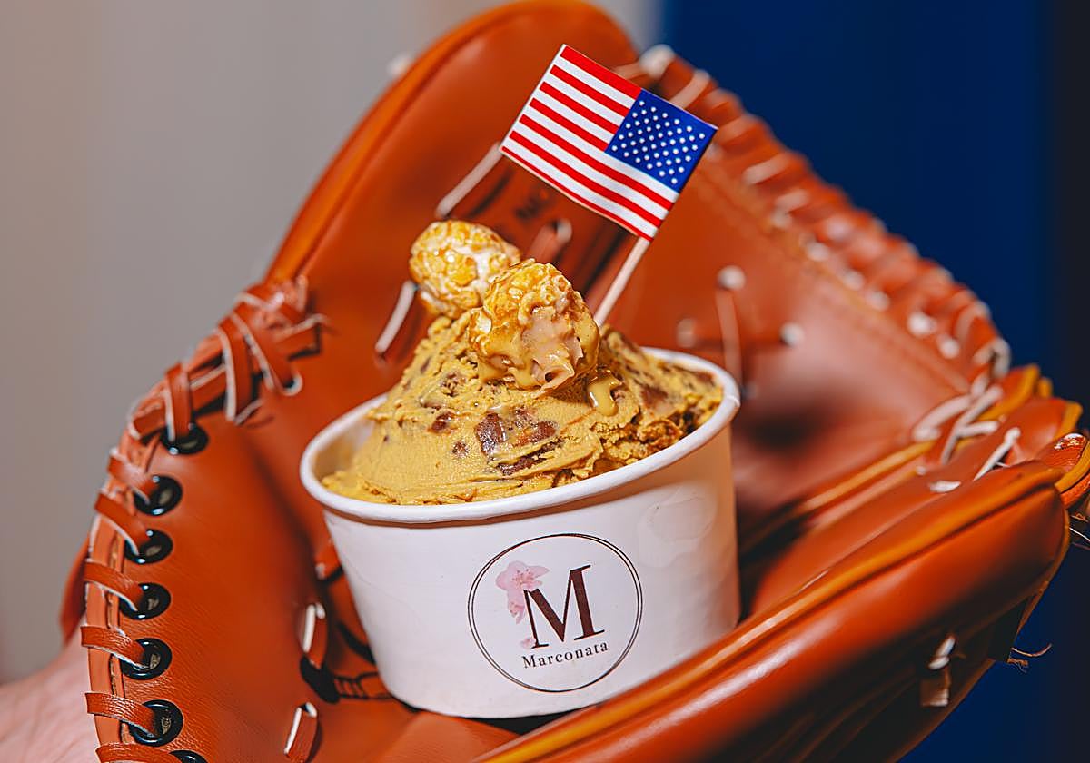 Helado Cracker Jack de Marconata.