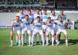 Alineación del equipo de Roberto Peragón ante el juvenil nacional en el duelo disputado en La Victoria.