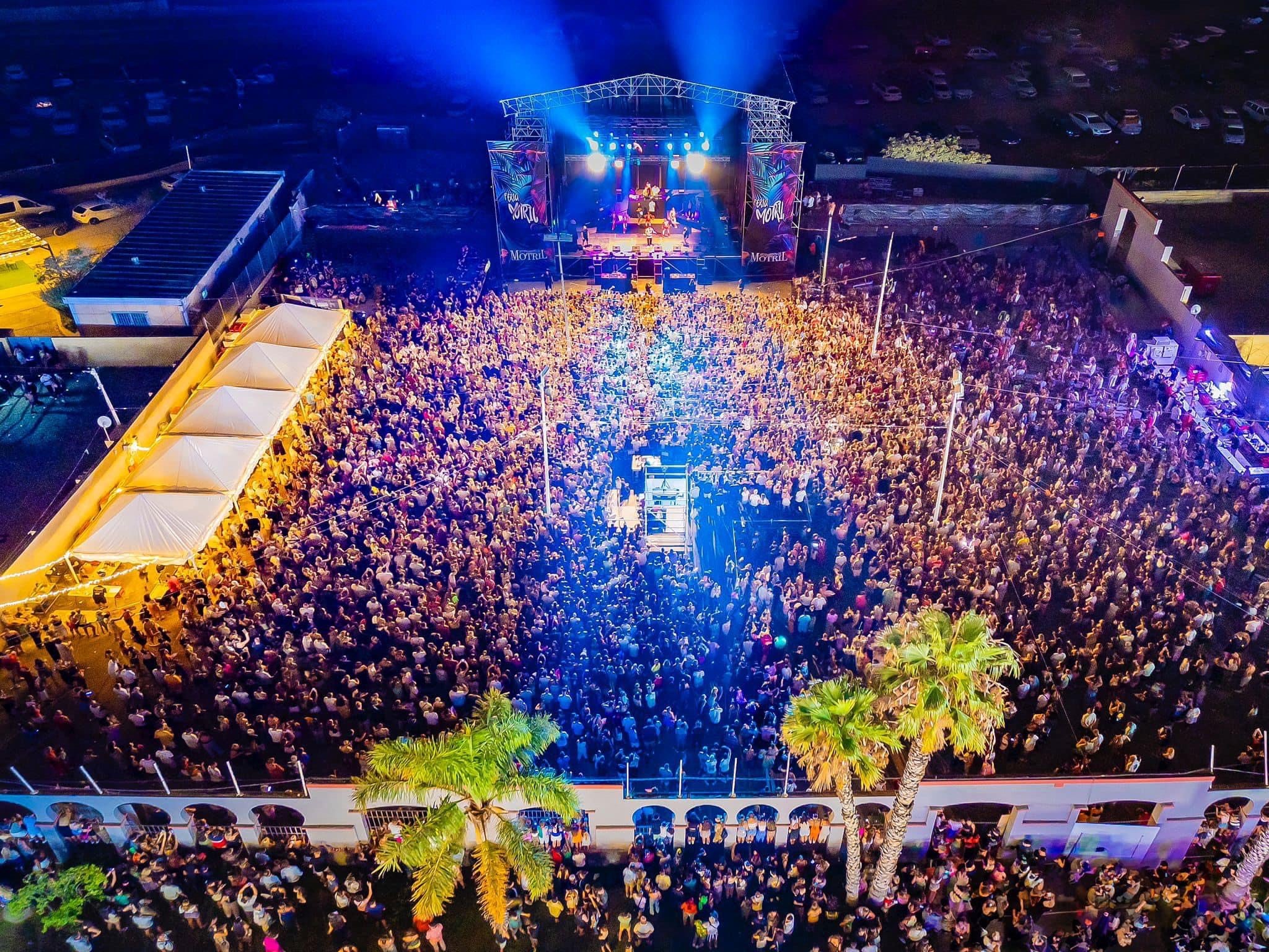 Concierto de Omar Montes en las fiestas de Motril.