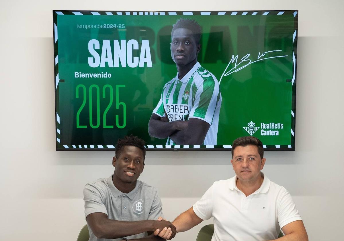 Marciano tras firmar con el Betis B