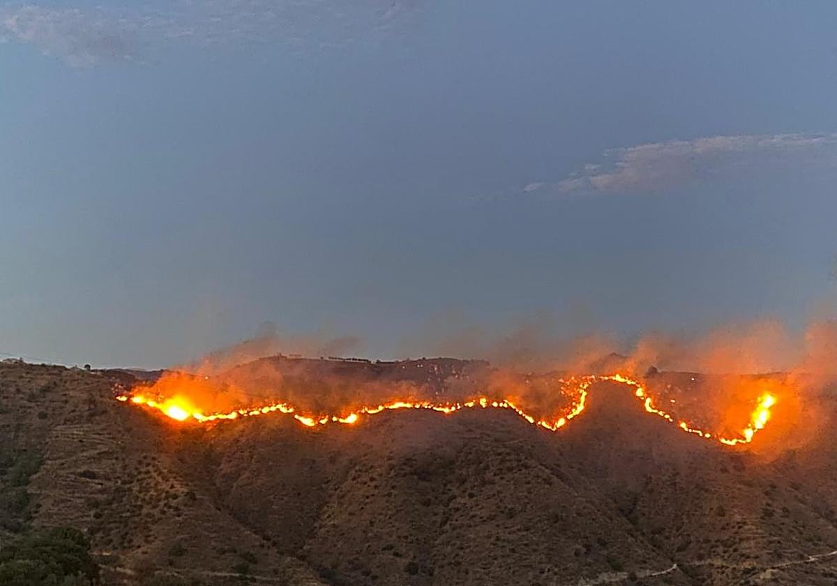 Incendio de Almuñécar.