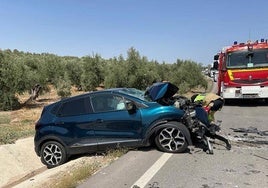 Imagen de archivo de un accidente en la provincia.