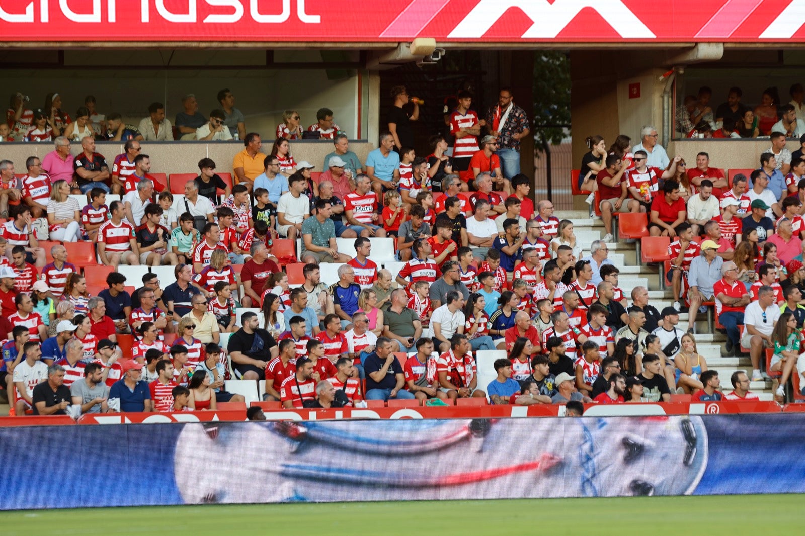 Encuéntrate en la grada durante el Granada-Albacete