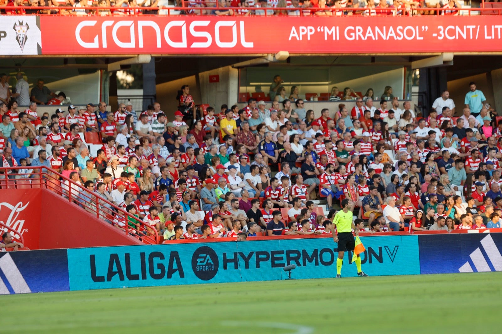 Encuéntrate en la grada durante el Granada-Albacete