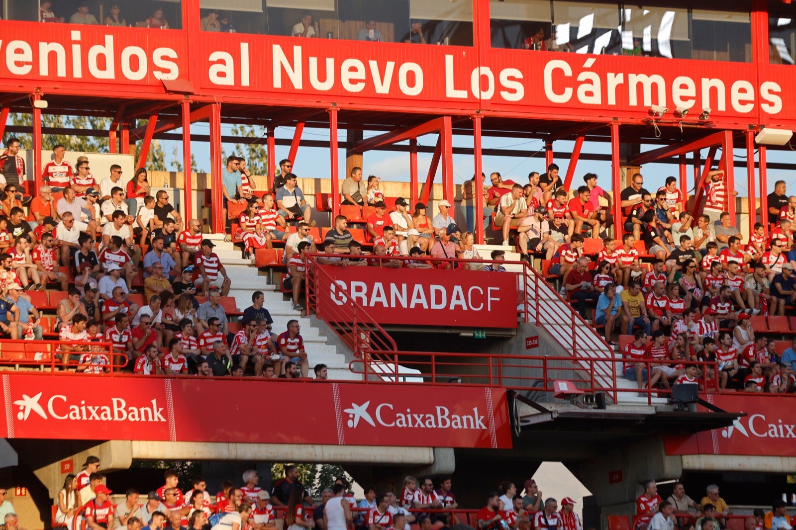 Encuéntrate en la grada durante el Granada-Albacete