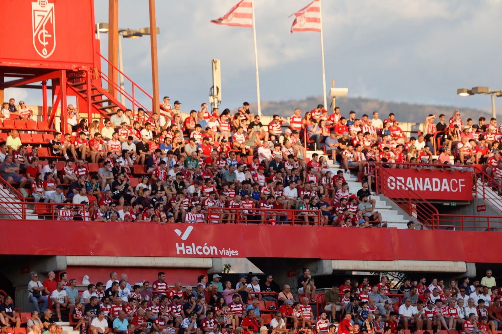 Encuéntrate en la grada durante el Granada-Albacete