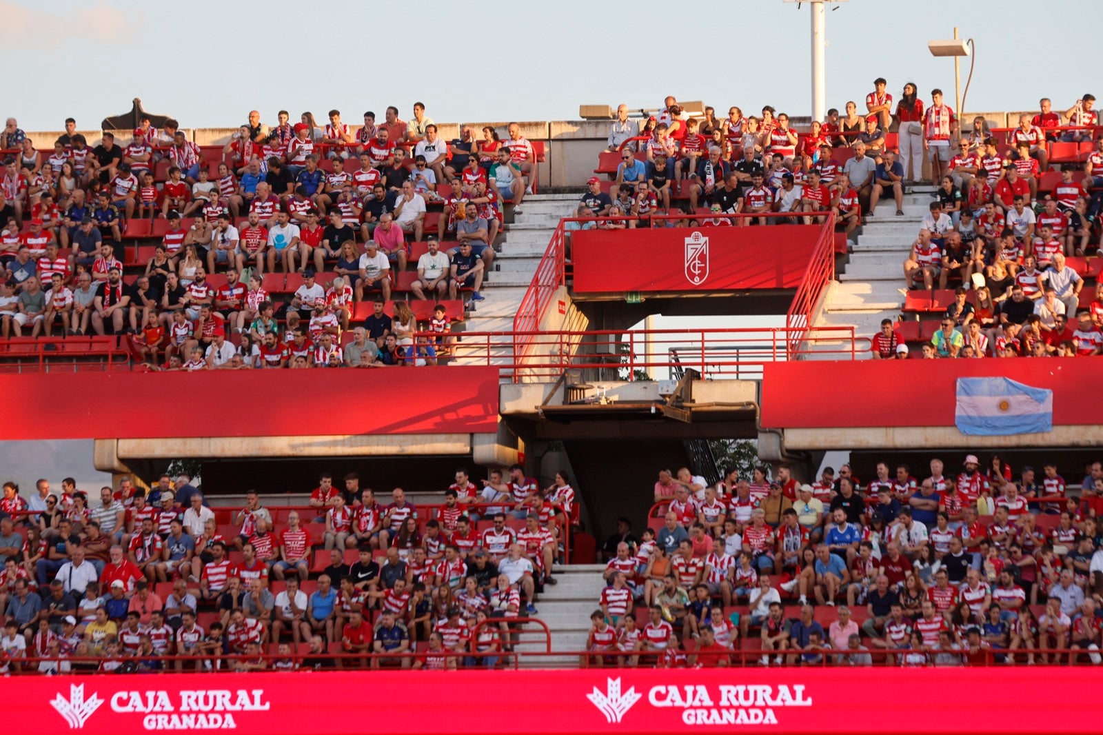 Encuéntrate en la grada durante el Granada-Albacete