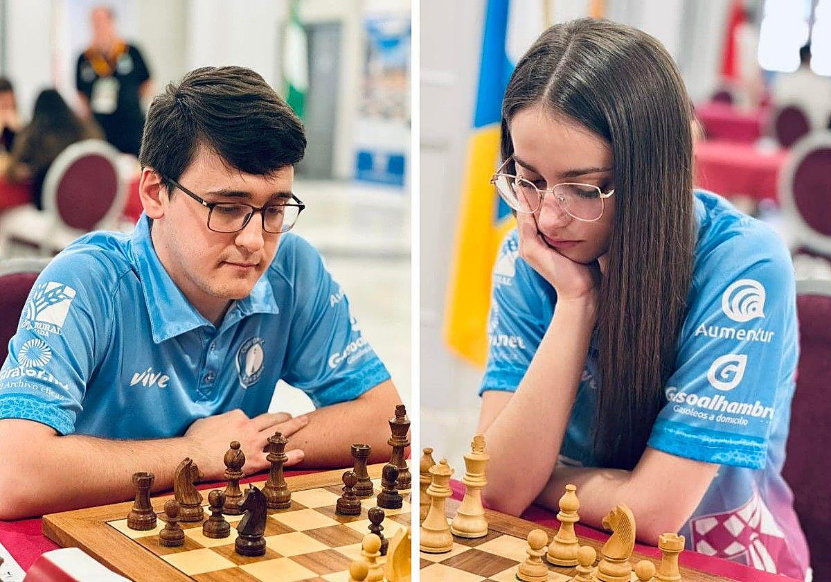 Alejandro Domingo y Rebeca Jiménez, en competición.