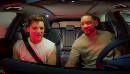 Captura del vídeo entre Will Smith y David Bisbal.