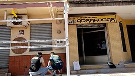 Detenidos dos menores por prender fuego a una persona sintecho en Adra