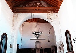 Las iglesia de Cojáyar, el último edificio en entrar en la Lista Roja el pasado mes de junio.