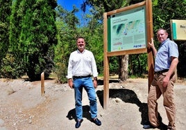 Una imagen de la presentación del nuevo sendero en Castril.