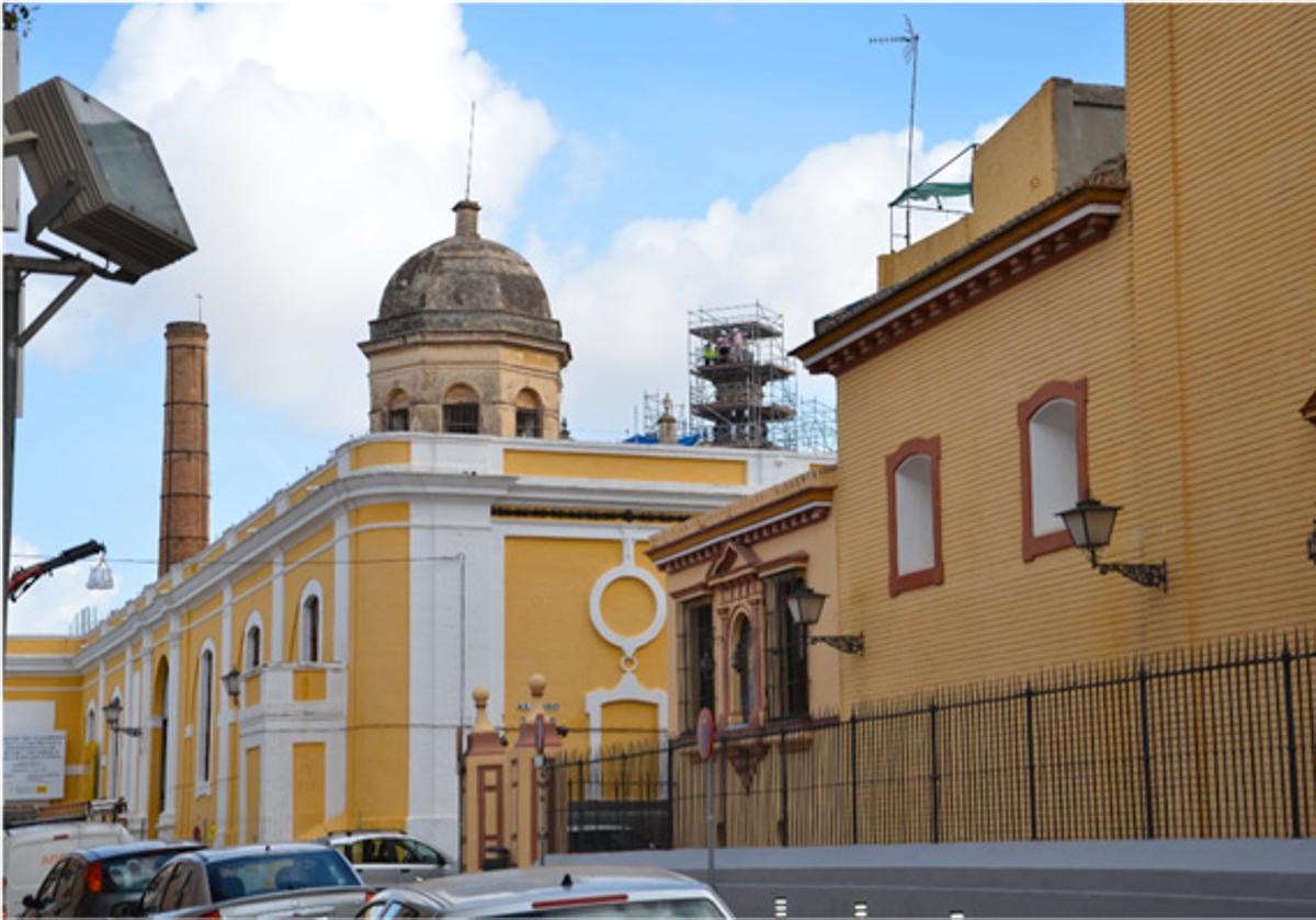 Antigua fábrica de artillería de Santa Bárbara en Sevilla, uno de los terrenos enajenados por la Junta.