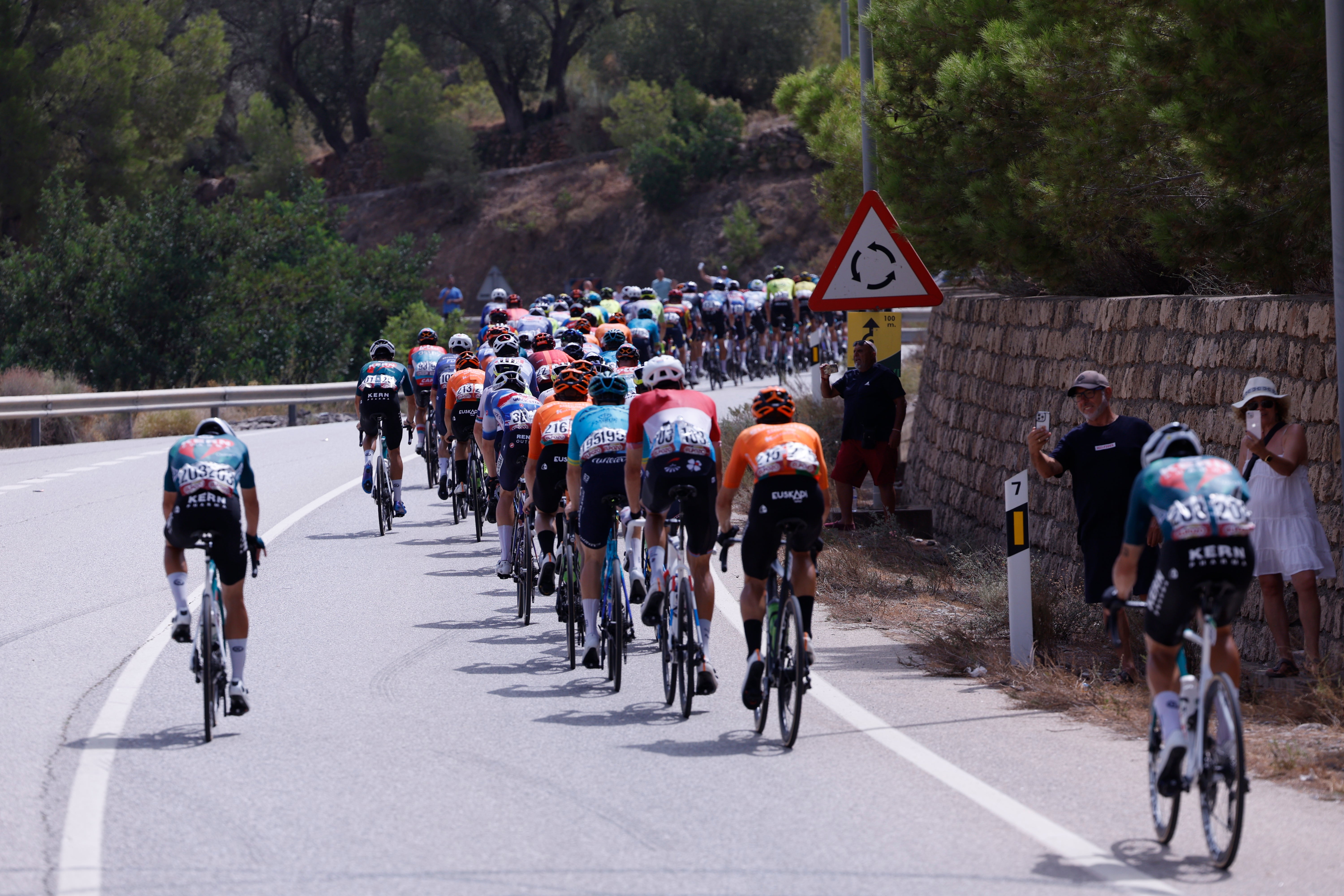 Las imágenes de la etapa de la Vuelta en Granada