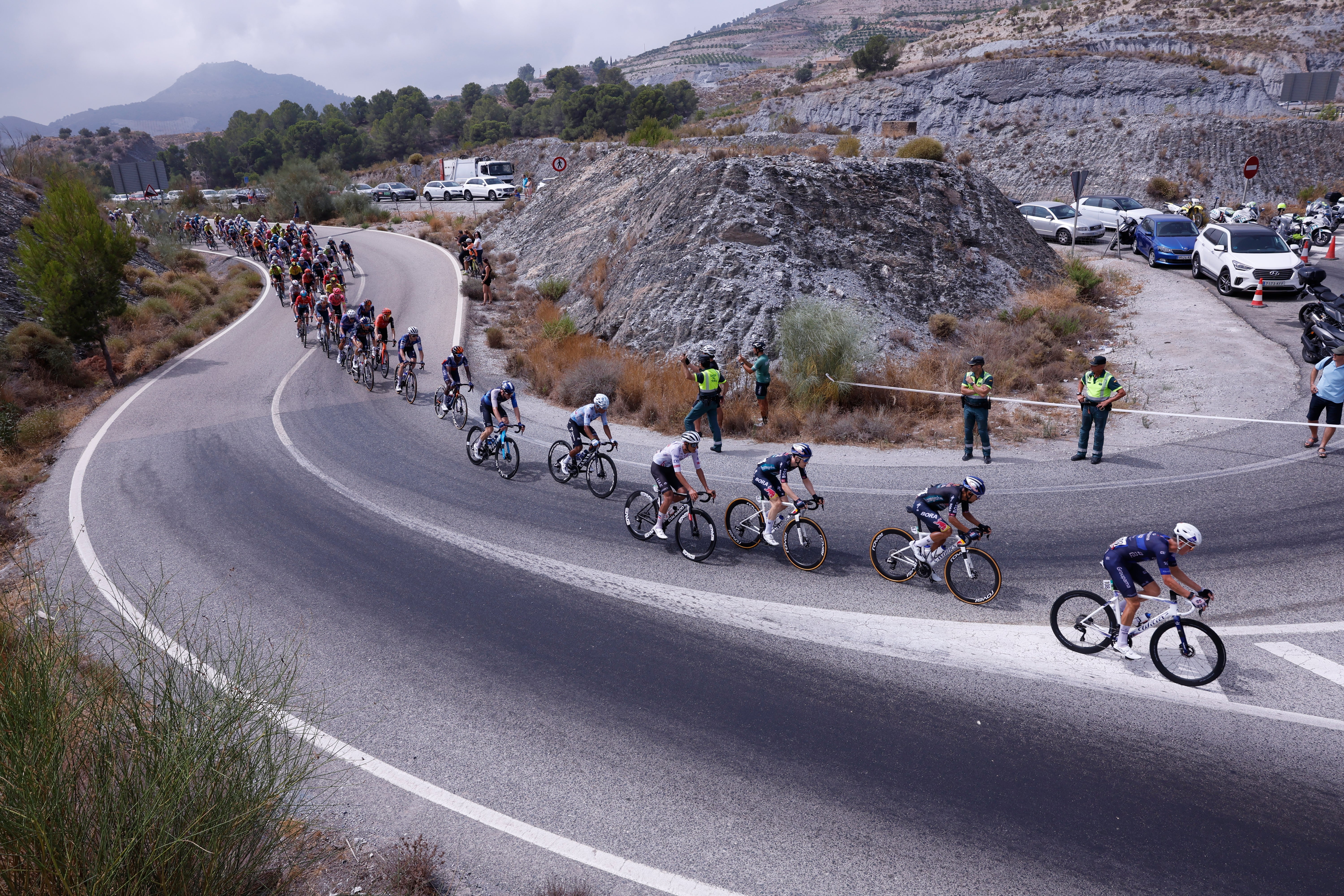 Las imágenes de la etapa de la Vuelta en Granada