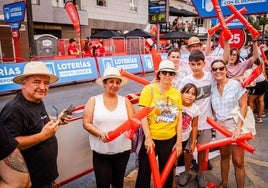 Ambiente del Centro de Granada, meta de la etapa de la Vuelta.