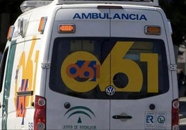 Ambulancia del 061 en imagen de archivo.